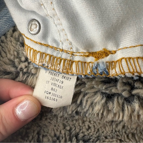 Calvin Klein Jeans Blue Mini Skirt Vintage - Picture 6 of 6
